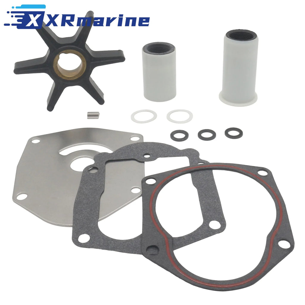 821354A2 Water Pump Impeller Repair Kit for Mercury Mariner Force Outboards 25 30 40 50 HP with Tubes 821354A1 821354A04 18-4531