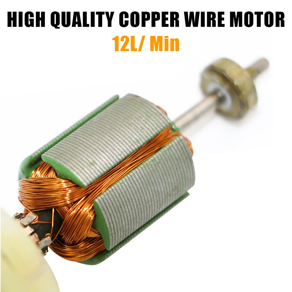 12V Car Oil Change Fuel Pump 12L/min Electric Diesel Water Pumping Tools With Switch Accessories For Boat Marine Trailer Truck