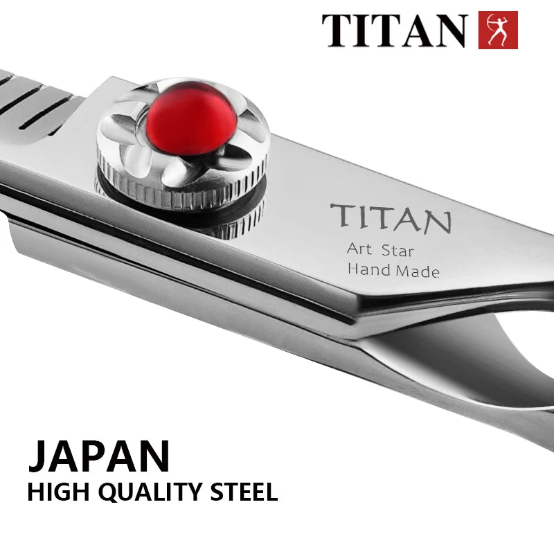 TITAN 7.0 inch Pet Grooming Scissors, Professional Dog Hair Cutting Shears