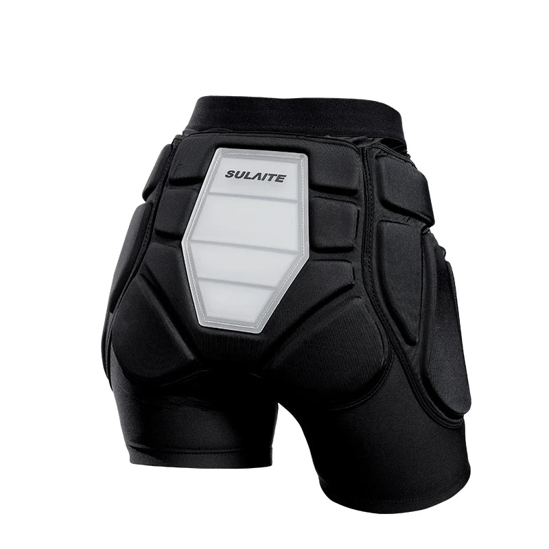 3D Protective Padded Shorts Butt Pad Shorts EVA Silicone Gear Guard With Knee Pads for Cycling Snowboarding Skating