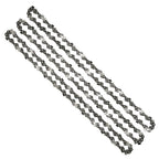 Chainsaw Blades 3 Pieces Saw Chains Semi Chisel for 3/8" Pitch 1.3mm Gauge 44 45 50 52 55 56 57 59 Drive Links Are Available