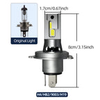 40000LM Canbus H4 LED Headlight Bulbs 9003 HB2 High Low Beam 120W/pair Car Lights 24 CSP 3570 Turbo Led Diode Lamps 12V 6500K