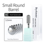 HYTOOS 5.35mm Safety Barrel Nail Drill Bit – Pro Gel Polish Removal Bit for Electric Nail Files Fast & Safe Acrylic & Poly Gel