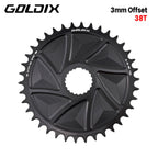 GOLDIX Directly install AERO Chainring Wide Narrow Teeth CNC Hollow Cutting Machining for SHIMANO M8100 M9100 M7100 M6100 Crank