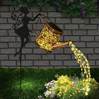 1pc Solar Watering Can with Lights,Solar Lanterns Outdoor Hanging Waterproof Garden Decor,Solar Garden Lights Yard Decorations