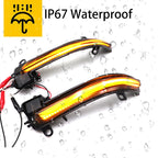 2x LED Side Mirror Dynamic Turn Signal Sequential Light For BMW X1 F48 F49 X2 F40 F45 F46