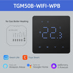 Beok Tuya Wifi Room Thermostat Underfloor Heating System Thermoregulator for Gas Boiler Electric Heating with Alexa Google Home