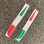 For DUCATI Streetfighter V4 V4S V4SP Italian Tricolor Flags for Wings 3D Winglet Flank Sticker Decal