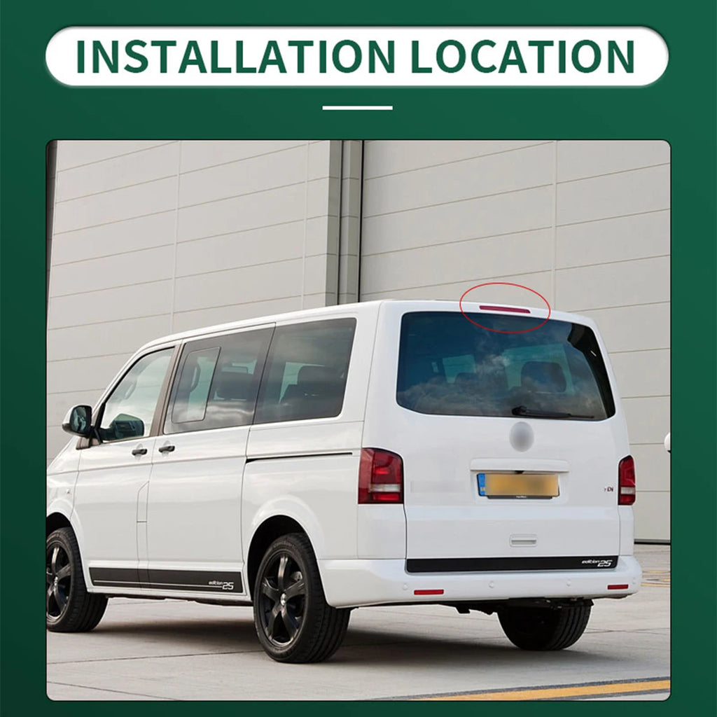 CCD AHD 170° Wide Angle Car Brake Light Reversing Camera for VW T5 Multivan/Caravelle 2003-2016 Transporter Single Door