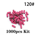 1000pcs 3mm Mini Zebra Nail Sanding Bands Electric Machine Nail Drill Bit UV Gel Acrylic Polish Remover For Nails Accessory Tool