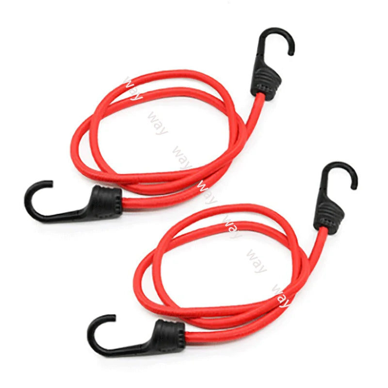 Elastic Bungee Cords with Hooks Set, 9pcs or 12pcs Luggage Tie Down Straps for Bike Motorcycle