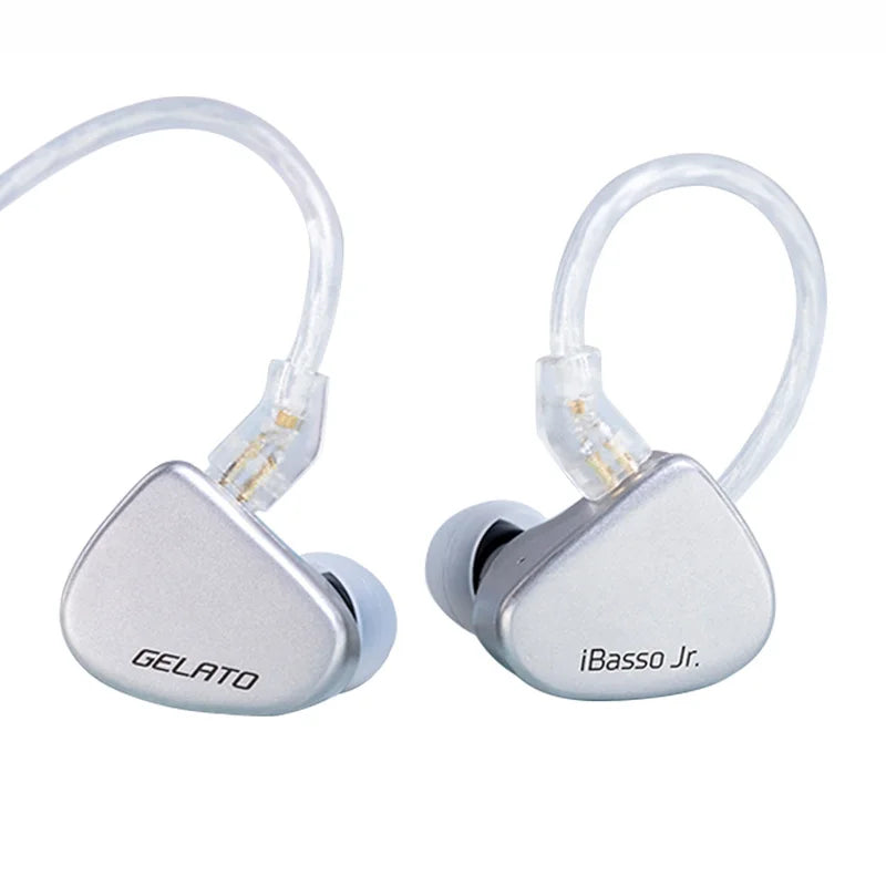 iBasso Jr. Gelato HiFi Wired Earphones In Ear Music Headphones High Quality Sport Headset Customized Pc Gamer Accessories Gifts