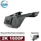 4K Plug And Play Dashcam Wifi Car DVR Video Recorder For Peugeot 3008 Allure 4008 5008 GT DS7 CROSSBACK Citroen C5 X7 GPS Tracks