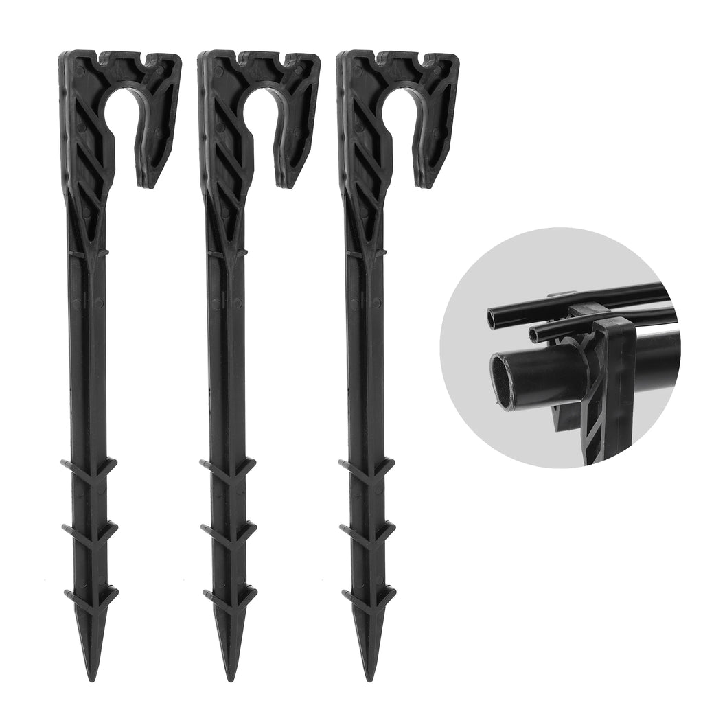 New Ground Stakes 3/5mm 4/7mm 16mm Fixed Stakes Tube Fixed Holder Micro-Spray Drip Irrigation Dripper Stand Watering Tool 30Pcs