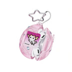 Cute For Tamagotchi Style Airpods 4/Pro 2/1 Earphone Case Transparent Soft Silicone Earphone Case With Cartoon Lanyard Sticker