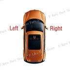 For Audi RS7 2009-2018 RS6 2011-2018 Car Front Bumper Fog Light Lamp Trim Molding Black Cover Frame Shell Cap Hood Lid