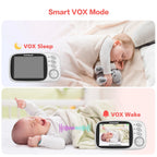 VB603 Video Baby Monitor 2.4G Wireless With 3.2 Inches LCD 2 Way Audio Talk Night Vision Surveillance Security Camera Babysitter