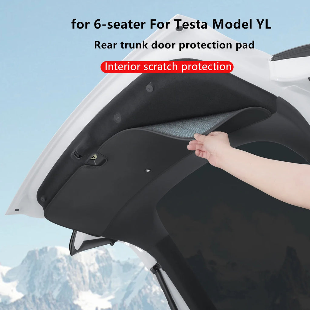 Tesla Model YL 6-Seater Trunk Tailgate Dust Pad Rear Trunk Sill Protector Mat