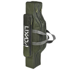 Fishing Bag Portable Folding Fishing Rod Reel Bag Fishing Pole Gear Tackle Tool Carry Case Carrier Travel Storage Bag Organizer