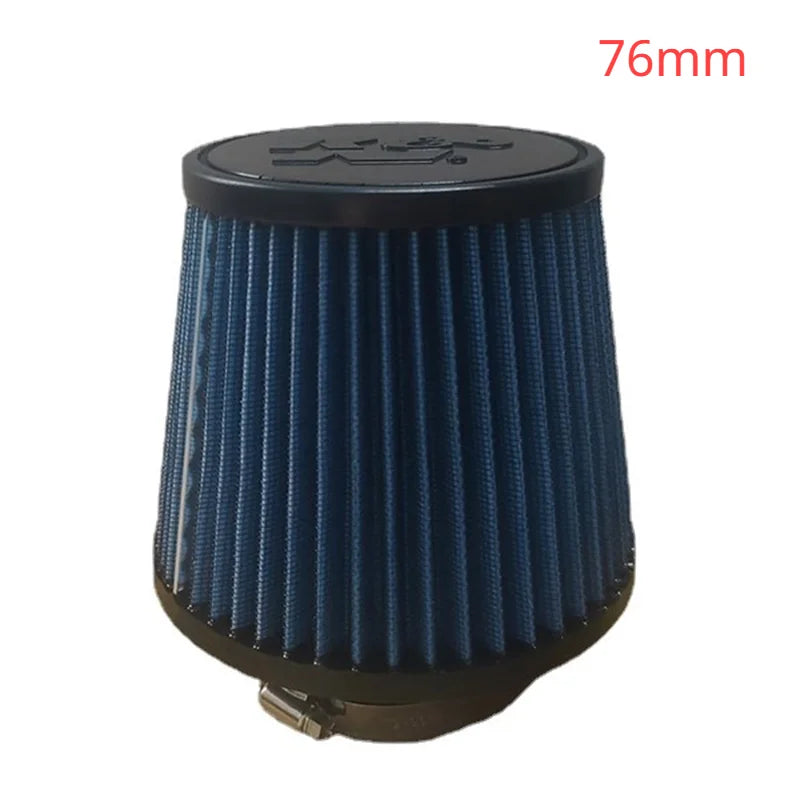 2.5 3 3.5 4 Inch Car Intake Air Filter for K＆N 14084-2 Universal High Flow Cone 102 89 76 70 63.5 60mm KN Tapered Mushroom Head