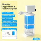 6in1 Aquarium Filter Pump Fish Tank Submersible Silent Air Oxygen Aerator Internal Water Pump Aquarium Air Pump Wave Maker 220v