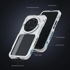 NEEWER Phone Cage Case Quick Release Video Rig Case Phone Stabilizer Holder For Xiaomi 15 Ultra with 67mm Filter Adapter