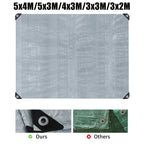 Large Tarpaulin Waterproof Camping Tent Tarp Garden Rain Cover Awning Beach Shade Canopy Multipurpose Outdoor Sun Shelter