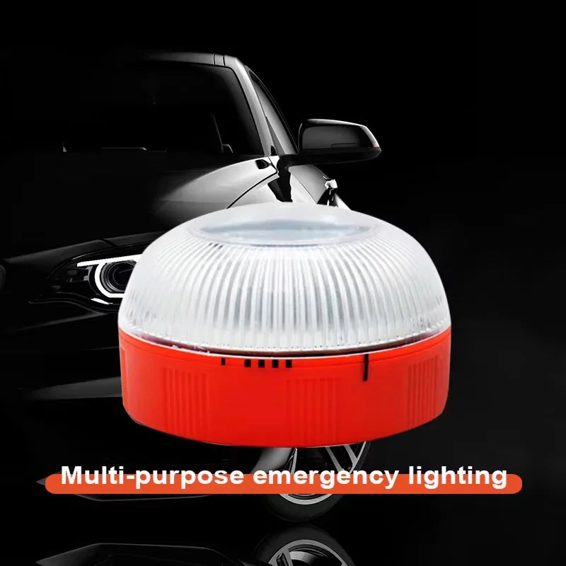 1/2/3/4PC LED Car Emergency Light Flashing Magnetic Induction Strobe Warning Portable Road Accident Safety Accessory