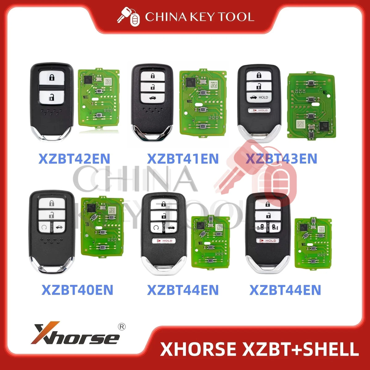 Xhorse Smart Key PCB Board Replacement for XZBT40EN XZBT41EN XZBT42EN XZBT43EN XZBT44EN