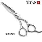 Titan professional hairdresser cut thinning scissors for barber salon tools scissors kit new