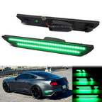Dynamic Scan Rear Side Marker Light Indicator LED Fender  Lamp for Ford Mustang 2015 2016 2017 2018 2019 2020 2021 2022 2023