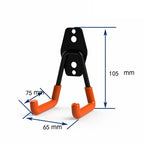 Wall Mount Heavy Duty Metal Hook Garage Organizer Hooks Water Pipe Bicycle Hanger Anti-slip Storage Hook For Ladders Garden Tool