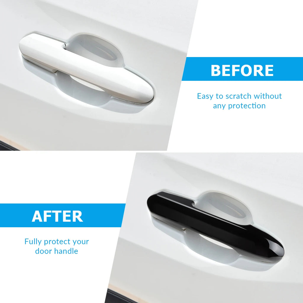 Car Door Handle Trim Covers for Toyota Highlander 2020-2025 Car Door Handle Protectors For Toyota Rav4 2019-2025 No Adhesive