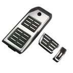 LHD Gas Accelerator Brake Footrest Pedal Cover for Audi Q7 Q8 2017-2025,Porsche Cayenne 2020-2024,Touareg 2019-2024 Pedal Covers