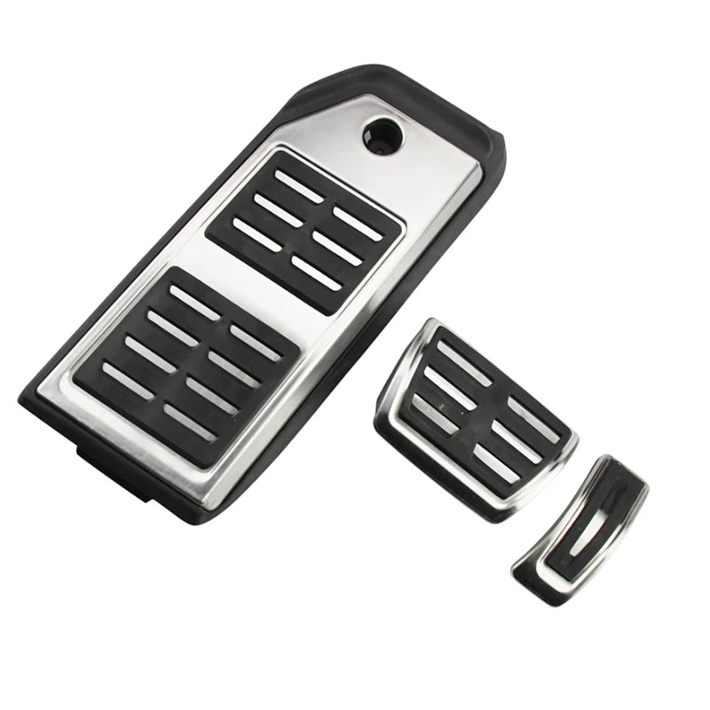 LHD Gas Accelerator Brake Footrest Pedal Cover for Audi Q7 Q8 2017-2025,Porsche Cayenne 2020-2024,Touareg 2019-2024 Pedal Covers