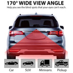 Universal Car Rear View Backup Camera 170° Fisheye Night Vision Waterproof 12V AHD/CVBS