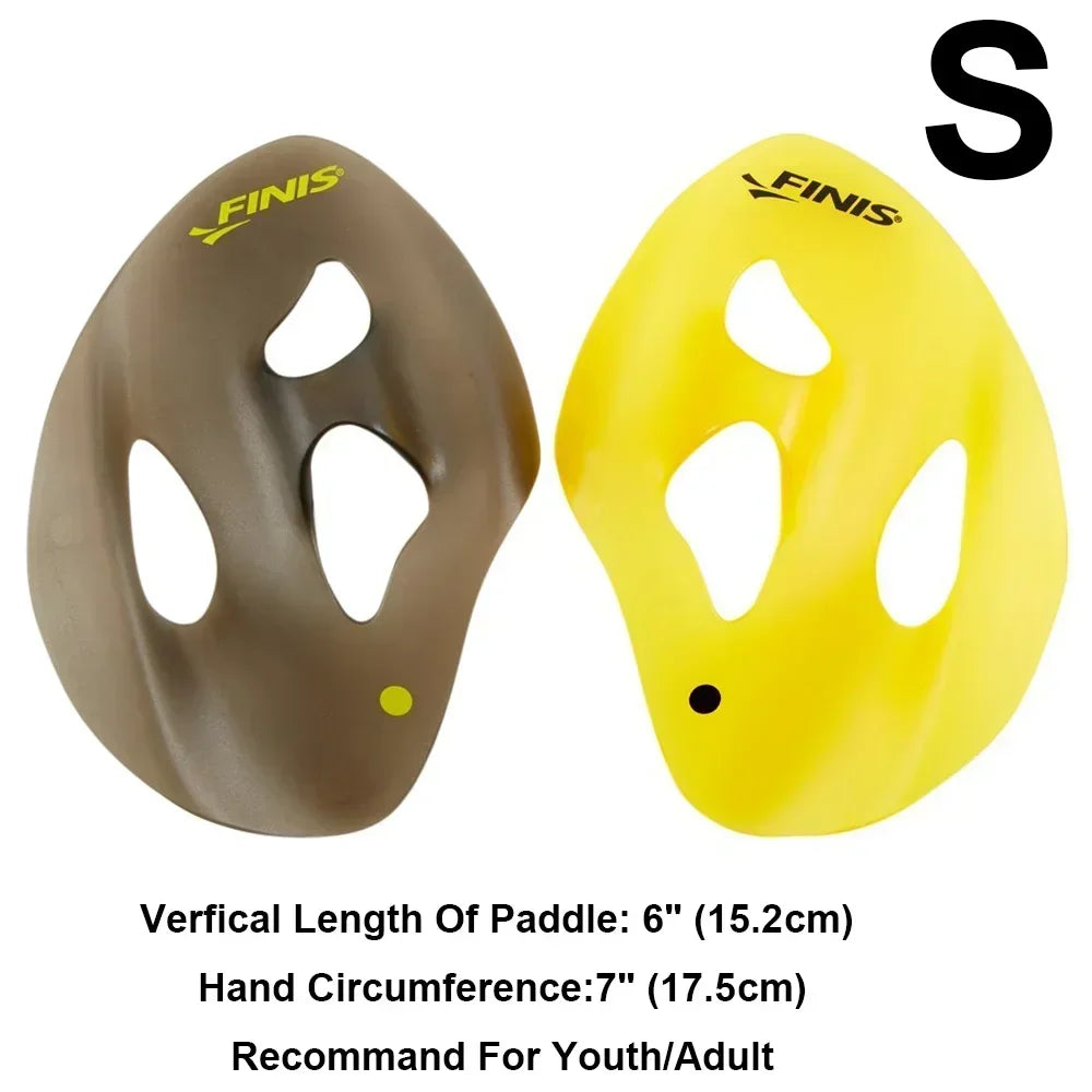 Iso Manta Freestyle Swimming Paddles Fins Ergonomic Professional Strokes Practice Correction Swim DivingTraining Edge Fins