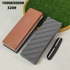 Premium White Corundum Flattening Stone 180x60mm - Horizontal Stripes Whetstone Repair Tool for Knife Sharpening & Maintenance