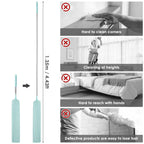 Gap Dust Cleaner Retractable Microfiber Gap Dust Brush Flexible Long Flat Gap Duster for Sofa Bed Furniture Bottom Cleaning