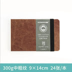 POTENTATE Watercolor 100% Cotton Paper Pad 24 Sheets10x10cm/9x14cm/13x19cm Artists Beginners Watercolor Sketchbook Drawing Paper