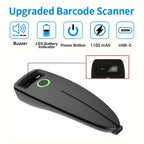 2D Barcode Scanner Mini 2.4G Wireless Bluetooth Handheld Portable 1D 2D QR Code Data Matrix PDF417 Reader With Storage Function