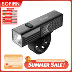 Sofirn BS01 Bicycle Light IP65 Waterproof 2000LM Bike 5000mAh Battery Flashlight USB Charging Brightness Adjustment MTB Light