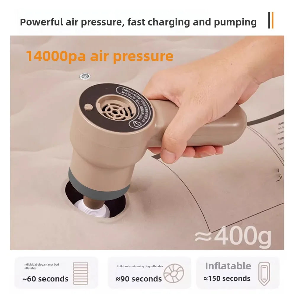 DOTWISE Electric Air Pump Outdoor Wireless Air Pump Travel Vacuum Pump For Small Air Mattres Kayak Paddle