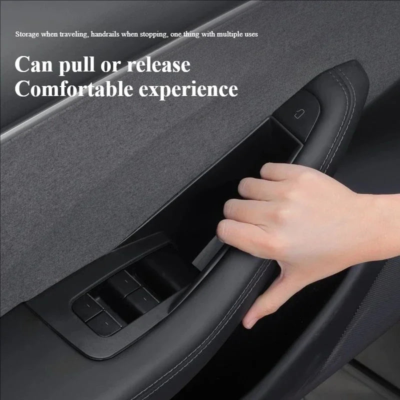 For Tesla New Model Y L Juniper 2026 Accessories Door Handle Storage Box Model 3 Highland Inner Handle Organizer Container Tray