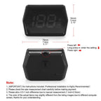 G20 Head Up Display HUD With USB Connection Speedometer Compass GPS Car Projector Overspeed Alarm Mph Kmh HD Display