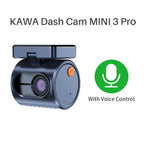 2K KAWA MINI 3 Pro Cameras for Car DVR Tiny Dash Cam 24 Parking Auto Video Recorder WiFi APP Voice Control Car dashcam