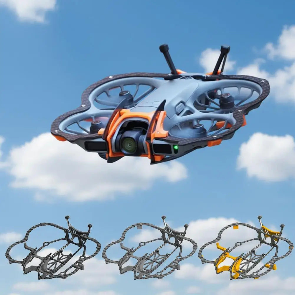 DJI Neo 2 Carbon Fiber Protective Armor Kit Anti-Fall Full Guard Set, Black