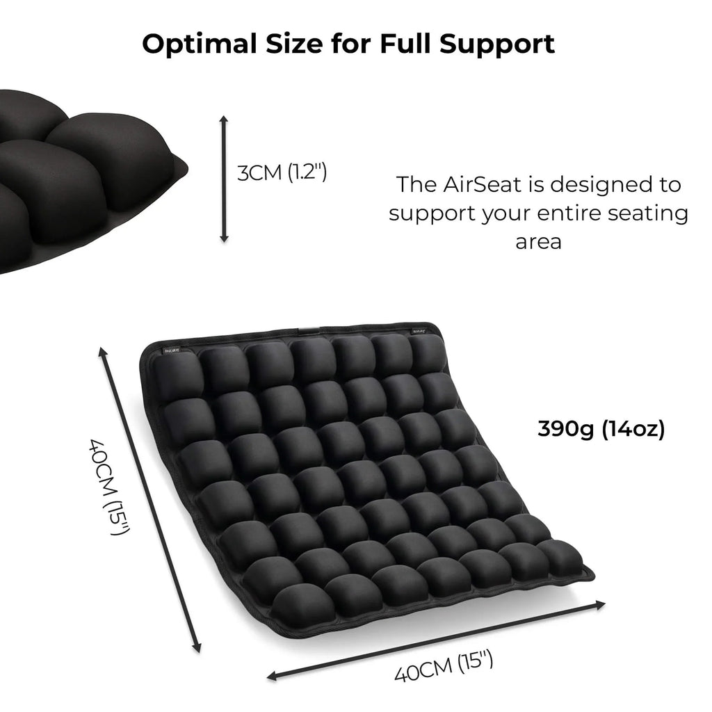 1pc 3D Ergonomic Chair Cushion For Long Sitting, Office Chair Car Seat Cushion, Adjustable Inflatable Cushion