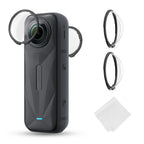 K&F CONCEPT Premium Lens Guards for Insta360 X5 High Transparency Tempered Optical Glass Lens Protector Cover Multi-Coated Glass