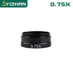YIZHAN Adjustable Zoom C-Mount Lens Magnification 130X 180X 360X Lab 0.3X 0.5X 0.75X 2X Objective For Industry Microscope Camera